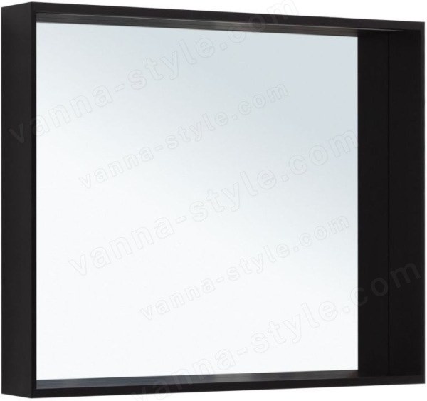 Зеркало с подсветкой Allen Brau Reality 90 1.32019.BB 90x75, черный брашированный 90x75, черный брашированный
