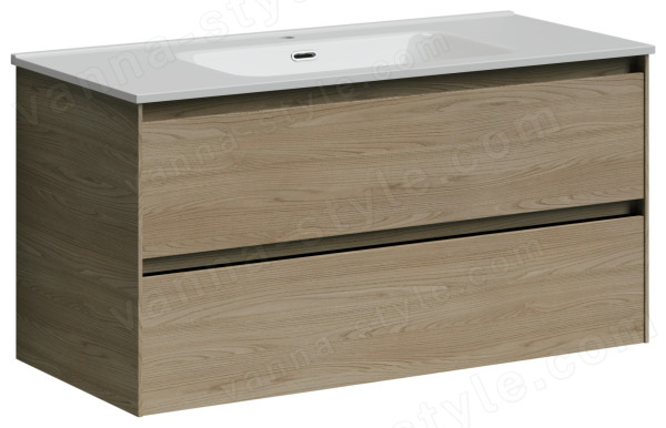 Тумба под раковину Sancos Cento CN100KE 100x45 подвесная, doha soft 100x45 подвесная, doha soft