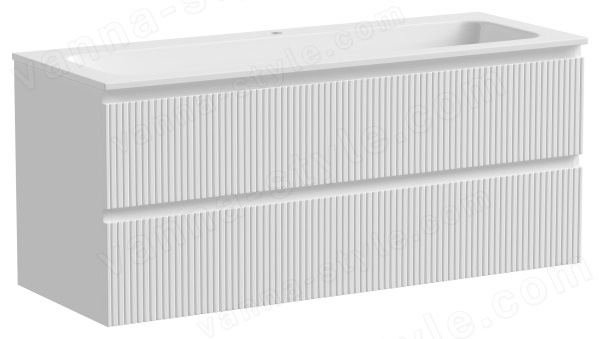 Тумба под раковину Sancos SNOB T SNT120W 119.5x44.5 белый матовый 119.5x44.5 белый матовый