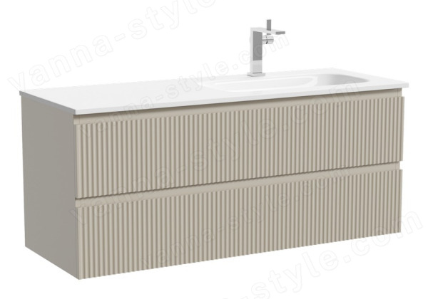 Тумба под раковину Sancos SNOB R SNR120RCE 119.5x44.5 бежевый матовый 119.5x44.5 бежевый матовый