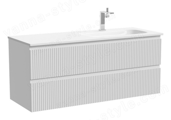 Тумба под раковину Sancos SNOB R SNR120RW 119.5x44.5 белый матовый 119.5x44.5 белый матовый