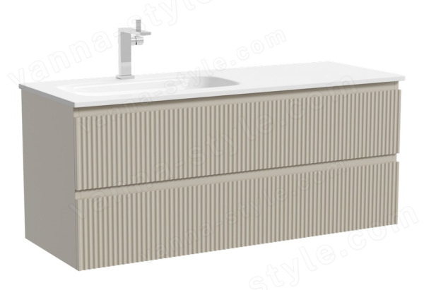 Тумба под раковину Sancos SNOB R SNR120LCE 119.5x44.5 бежевый матовый 119.5x44.5 бежевый матовый