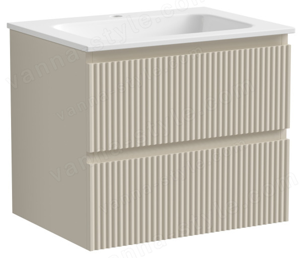 Тумба под раковину Sancos SNOB R SNR60CE 60x44.5 бежевый матовый 60x44.5 бежевый матовый