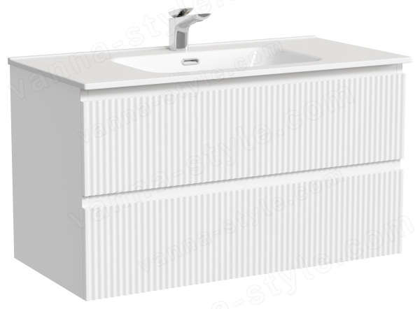 Тумба под раковину Sancos SNOB R SNR90W 90x44.5 белый матовый 90x44.5 белый матовый