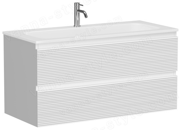 Тумба под раковину Sancos FOLK FL100W 99.5x44.5 белый матовый 99.5x44.5 белый матовый