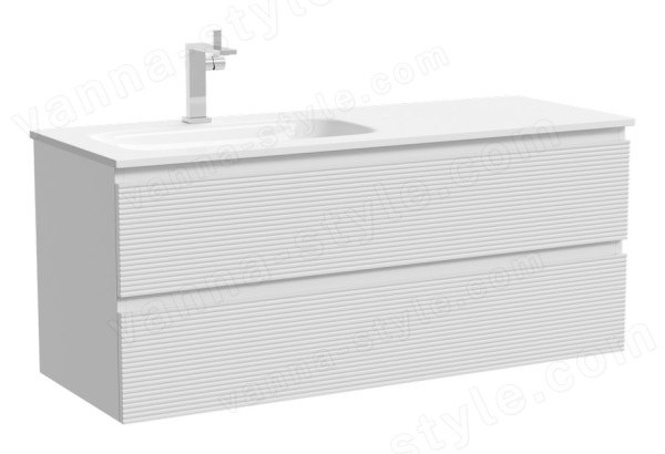 Тумба под раковину Sancos FOLK FL120LW 119.5x44.5 белый матовый 119.5x44.5 белый матовый