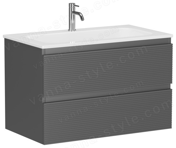 Тумба под раковину Sancos FOLK FL80GS 80x44.5 темный серый 80x44.5 темный серый