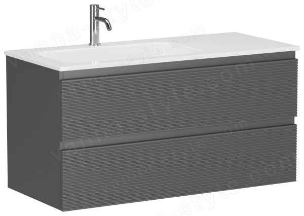 Тумба под раковину Sancos FOLK FL100LGS 99.5x44.5 темный серый 99.5x44.5 темный серый