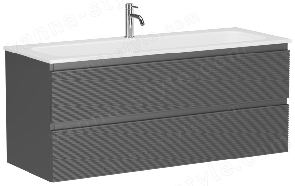 Тумба под раковину Sancos FOLK FL120GS 119.5x44.5 темный серый 119.5x44.5 темный серый