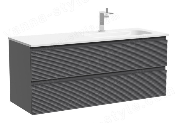 Тумба под раковину Sancos FOLK FL120RGS 119.5x44.5 темный серый 119.5x44.5 темный серый