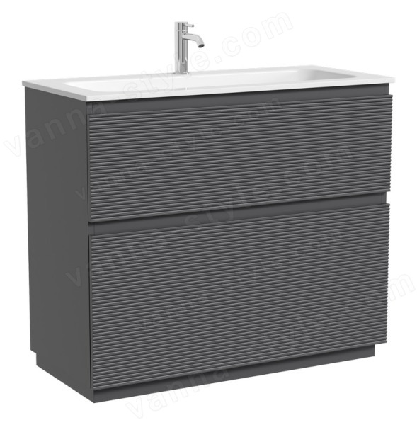 Тумба под раковину Sancos FOLK Floor FL100FGS 99.5x44.5 темный серый 99.5x44.5 темный серый