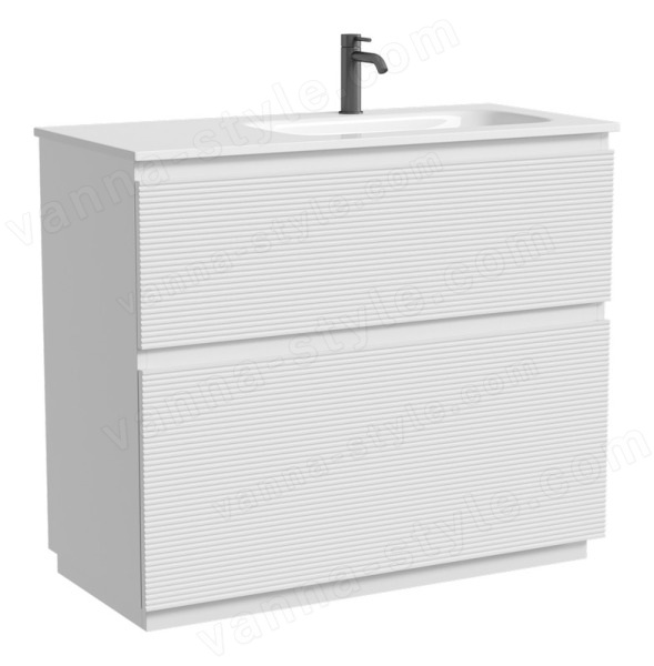 Тумба под раковину Sancos FOLK Floor FL100FRW 99.5x44.5 белый матовый 99.5x44.5 белый матовый