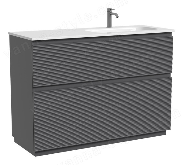 Тумба под раковину Sancos FOLK Floor FL120FRGS 119.5x44.5 темный серый 119.5x44.5 темный серый
