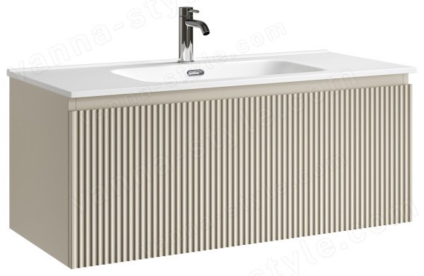 Тумба под раковину Sancos SNOB R 1.0 SNR1.0100CE 99.5x44.5 бежевый матовый 99.5x44.5 бежевый матовый