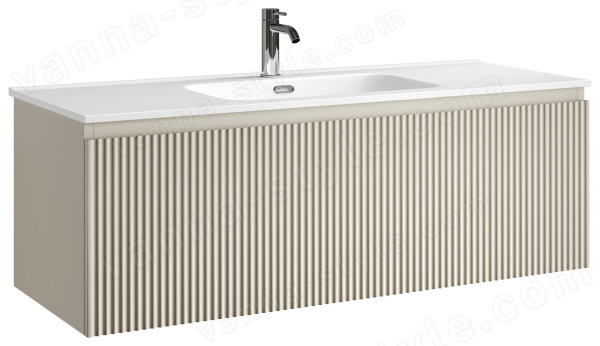 Тумба под раковину Sancos SNOB R 1.0 SNR1.0120CE 119.5x44.5 бежевый матовый 119.5x44.5 бежевый матовый