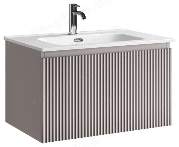 Тумба под раковину Sancos SNOB R 1.0 SNR1.070SM 70x44.5 пыльная роза 70x44.5 пыльная роза