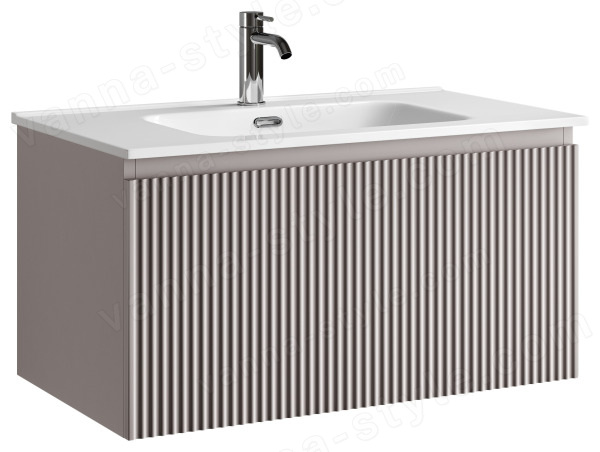 Тумба под раковину Sancos SNOB R 1.0 SNR1.080SM 80x44.5 пыльная роза 80x44.5 пыльная роза