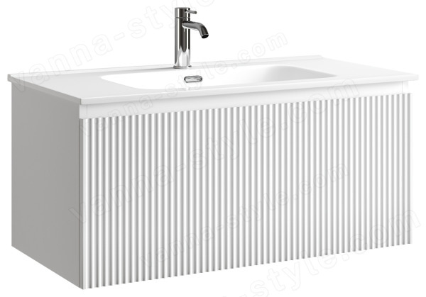 Тумба под раковину Sancos SNOB R 1.0 SNR1.090W 90x44.5 белый матовый 90x44.5 белый матовый