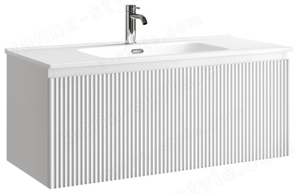 Тумба под раковину Sancos SNOB R 1.0 SNR1.0100W 99.5x44.5 белый матовый 99.5x44.5 белый матовый