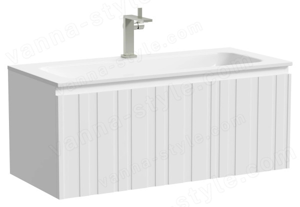 Тумба под раковину Sancos LM100W 99.5x44.5 белый матовый 99.5x44.5 белый матовый