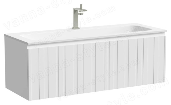 Тумба под раковину Sancos LM120W 119.5x44.5 белый матовый 119.5x44.5 белый матовый