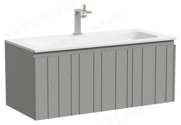 Тумба под раковину Sancos LM100WG 99.5x44.5 тёплый серый 99.5x44.5 тёплый серый