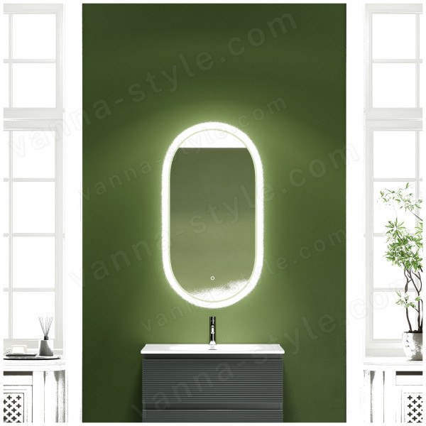 Зеркало с подсветкой Sancos Oval OV55C 55x105 55x105