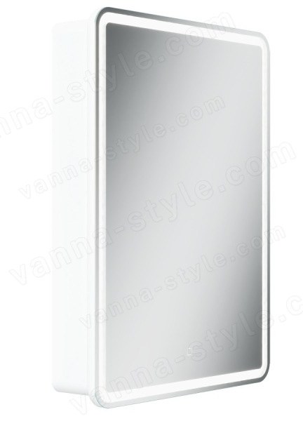Зеркальный шкаф с подсветкой Sancos Diva DI600 60x80, белый 60x80, белый