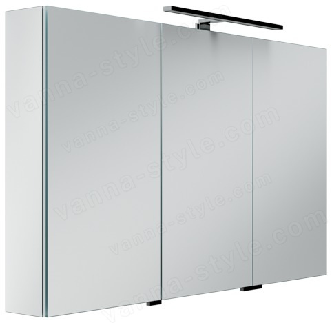 Зеркальный шкаф с подсветкой Sancos Hilton Z1200 120x74, белый 120x74, белый