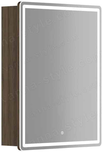 Зеркальный шкаф с подсветкой Sancos Mirror MI60ECH 59x74, дуб чарльстон 59x74, дуб чарльстон