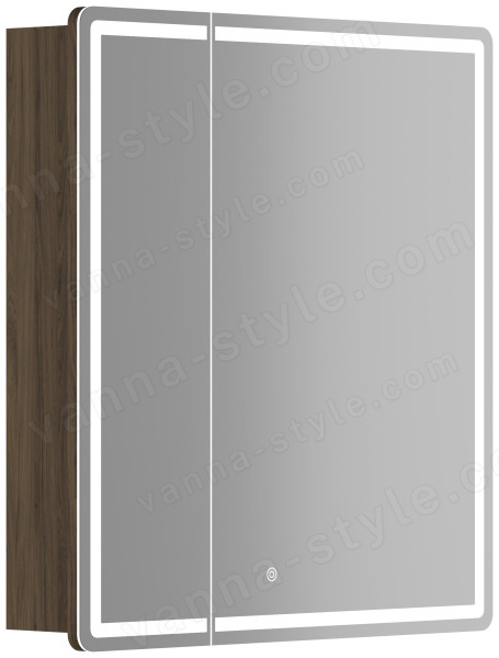 Зеркальный шкаф с подсветкой Sancos Mirror MI70ECH 69x74, дуб чарльстон 69x74, дуб чарльстон