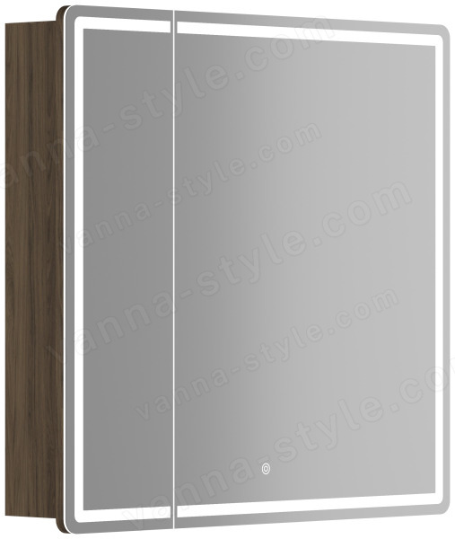 Зеркальный шкаф с подсветкой Sancos Mirror MI80ECH 79x74, дуб чарльстон 79x74, дуб чарльстон