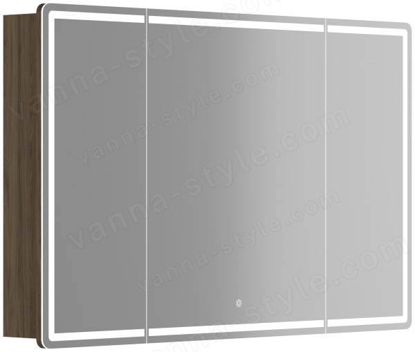 Зеркальный шкаф с подсветкой Sancos Mirror MI120ECH 119x74, дуб чарльстон