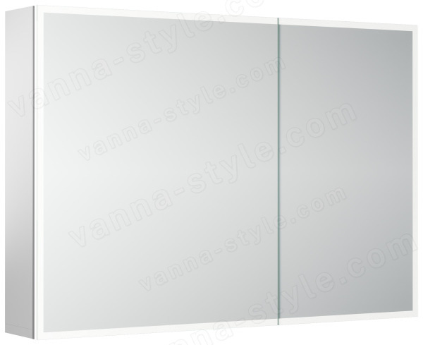 Зеркальный шкаф с подсветкой Sancos Evoke SC80100 100x70, серый 100x70, серый