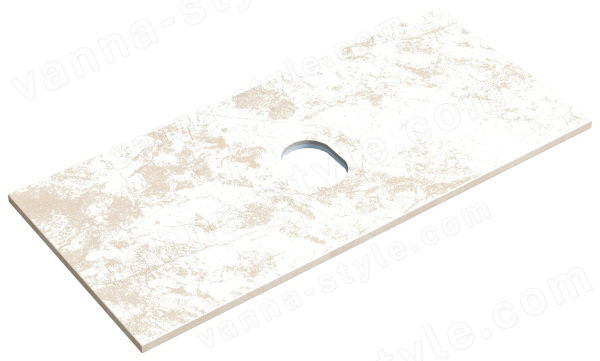 Столешница Sancos TT100A2 100x46 из керамогранита, креман 100x46 из керамогранита, креман