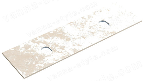 Столешница Sancos TT140A2 140x46 из керамогранита, креман 140x46 из керамогранита, креман
