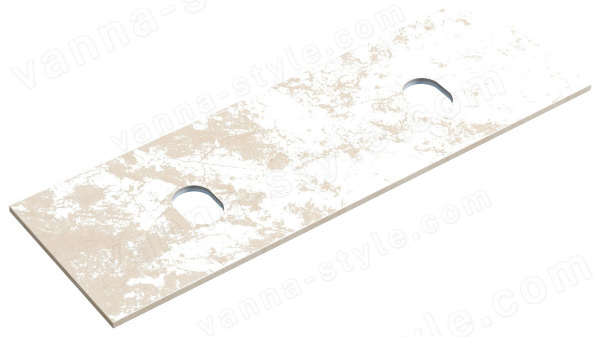 Столешница Sancos TT160A2 160x46 из керамогранита, креман 160x46 из керамогранита, креман