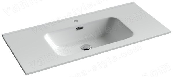 Раковина Ceramicanova Element CN7003 101x46.5, белая глянцевая 101x46.5, белая глянцевая