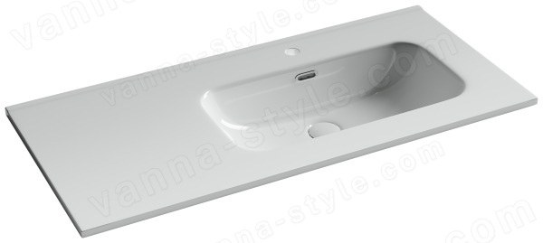 Раковина Ceramicanova Element CN7003R 101x46.5, белая глянцевая 101x46.5, белая глянцевая