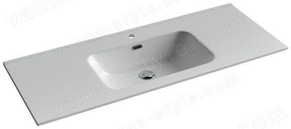 Раковина Ceramicanova Element CN7006 121x46.5, белая глянцевая 121x46.5, белая глянцевая