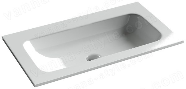 Раковина Ceramicanova Grace CN7012wx 81x45.7, белая глянцевая 81x45.7, белая глянцевая