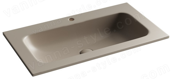 Раковина Ceramicanova Grace CN7012MC 81x45.7, бежевая матовая 81x45.7, бежевая матовая