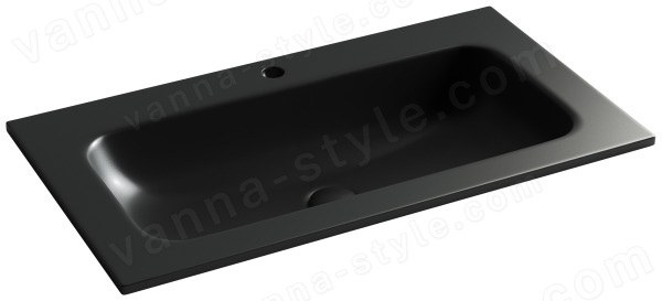 Раковина Ceramicanova Grace CN7012MB 81x45.7, черная матовая 81x45.7, черная матовая