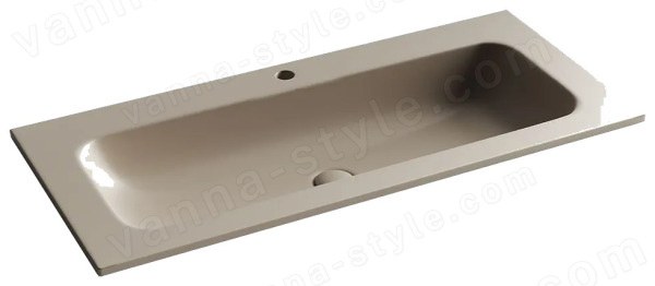 Раковина Ceramicanova Grace CN7013MC 101x45.7, бежевая матовая 101x45.7, бежевая матовая