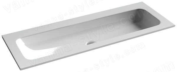 Раковина Ceramicanova Grace CN7016wx 121x45.7, белая глянцевая 121x45.7, белая глянцевая