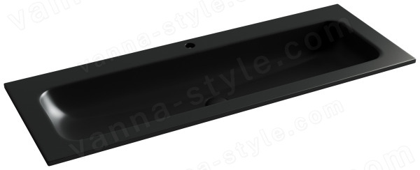 Раковина Ceramicanova Grace CN7017MB 121x45.7, черная матовая 121x45.7, черная матовая