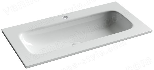 Раковина Ceramicanova Grace CN7019 91x13.7, белая глянцевая 91x13.7, белая глянцевая