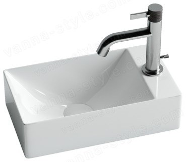 Раковина Ceramicanova Element CN5007 37.5x21.5, белая глянцевая 37.5x21.5, белая глянцевая
