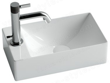 Раковина Ceramicanova Element CN5008 37.5x21.5, белая глянцевая 37.5x21.5, белая глянцевая