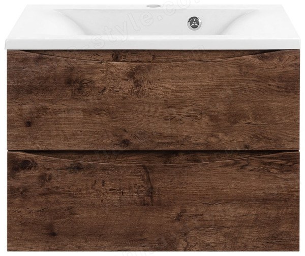 Тумба под раковину Vincea Миа VMC-2MA650RW 65x50 подвесная, темное дерево 65x50 подвесная, темное дерево